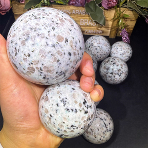 Esfera de jaspe <span class=keywords><strong>kiwi</strong></span> de piedras preciosas de cristal natural a precio barato al por mayor a granel a la venta - Product Image 3