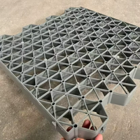 Dalle Alvéolaire en PEHD Haute Résistance JNZ pour Gazon, Grille de Pavage Interlock Diamant, Tapis de Plantation en Plastique pour Jardin, Allée Moderne et Parking