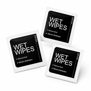 Lingettes nettoyantes pour écrans, format poche, individuelles, jetables, en microfibre, logo personnalisé OEM, utilisation multi-surfaces pour appareils photo - Product Image 1
