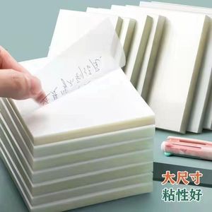 Blocs-notes autocollants transparents 50 feuilles, blocs-notes blancs autocollants pour étudiants et usage professionnel - Product Image 4