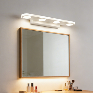 Lámpara LED de pared impermeable IP44 para baño, 2/3/4 cabezales, de acrílico, para espejo, inodoro, lavabo y maquillaje - Product Image 4