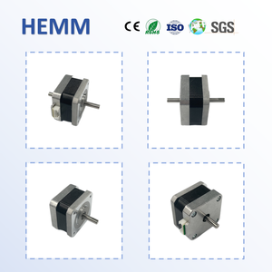 มอเตอร์สเต็ปเปอร์ไฮบริดแบบเพลาคู่ <span class=keywords><strong>Nema</strong></span> <span class=keywords><strong>17</strong></span> ความแม่นยำสูงแบบกำหนดเอง 0.<span class=keywords><strong>17</strong></span> นิวตันเมตร <span class=keywords><strong>0.9</strong></span> สเต็ป 2 เฟส HEMM HEM-17C1001 สำหรับสายการผลิตอัตโนมัติ - Product Image 2