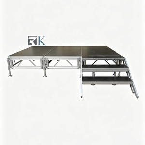 Lightweight Aluminium Alloy Portable Stage Platform Truss Stage with Custom Dimensions for Indoor Outdoor Events - Product Image 1