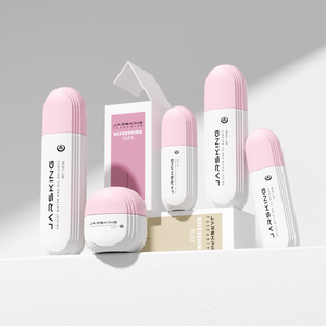 カスタマイズ可能なサステイナブルフェイスクリーム・ボディバター（30ml、50ml、100ml）丸型スキンケアボトル＆ジャー包装、高級エコフレンドリー - Product Image 5