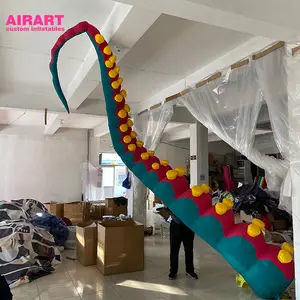 Tentáculos infláveis gigantes de polvo, pernas de polvo para exibição ao ar livre