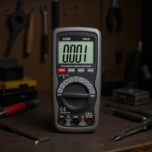 KM021 ออโตเรนจิ้งมัลติมิเตอร์แบบดิจิตอล 600V AC DC แรงดันไฟฟ้า กระแสไฟฟ้า ความต้านทาน การวัดอุณหภูมิ - Product Image 3
