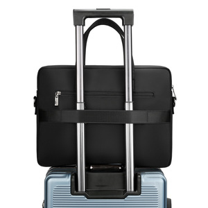 Chaoweibolo Porte-documents pour homme, sac pour ordinateur portable de 16 pouces, sac à main décontracté de couleur unie pour les voyages et le travail - Product Image 3