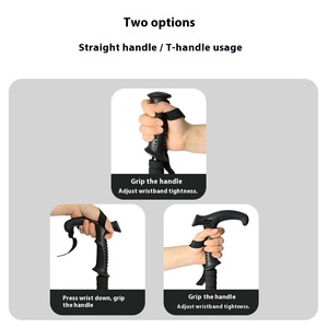 Hợp kim nhôm EVA chuyên nghiệp ngoài trời Đi Bộ Đường Dài Kính thiên văn chống trượt siêu nhẹ cầm tay thanh thép vonfram - Product Image 3