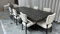 Table basse américaine simple et longue salon table basse rétro hôtel villa modèle chambre mobilier sur mesure