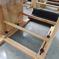 VOG VOG-PL008 Barrel d'escalade Pilates en chêne – Durable, multifonctionnel, réglable et écologique pour la maison, le studio et le yoga