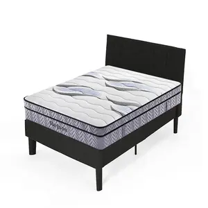 foshan manufacturer pocket spring mattress vacuum roll in box dual pocket spring mattress