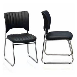 Bestseller Metallrahmen Luxus PU Leder gepolstert runde Rückenlehne Hotel Bankett Esszimmer Stapelbarer Stuhl - Product Image 2