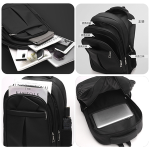 <span class=keywords><strong>Sac</strong></span> à <span class=keywords><strong>dos</strong></span> professionnel <span class=keywords><strong>bleu</strong></span> <span class=keywords><strong>marine</strong></span> pratique avec poches en filet : pour les essentiels de bureau et les escapades du week-end - Product Image 5