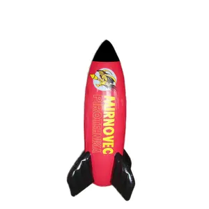 Promosi tampilan iklan roket tiup raksasa Pyro kembang api