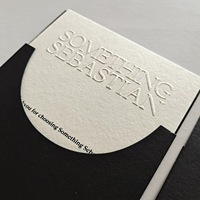 Murah Logo cetak kustom desain kertas seni kartu pos kecil ucapan terima kasih kartu
