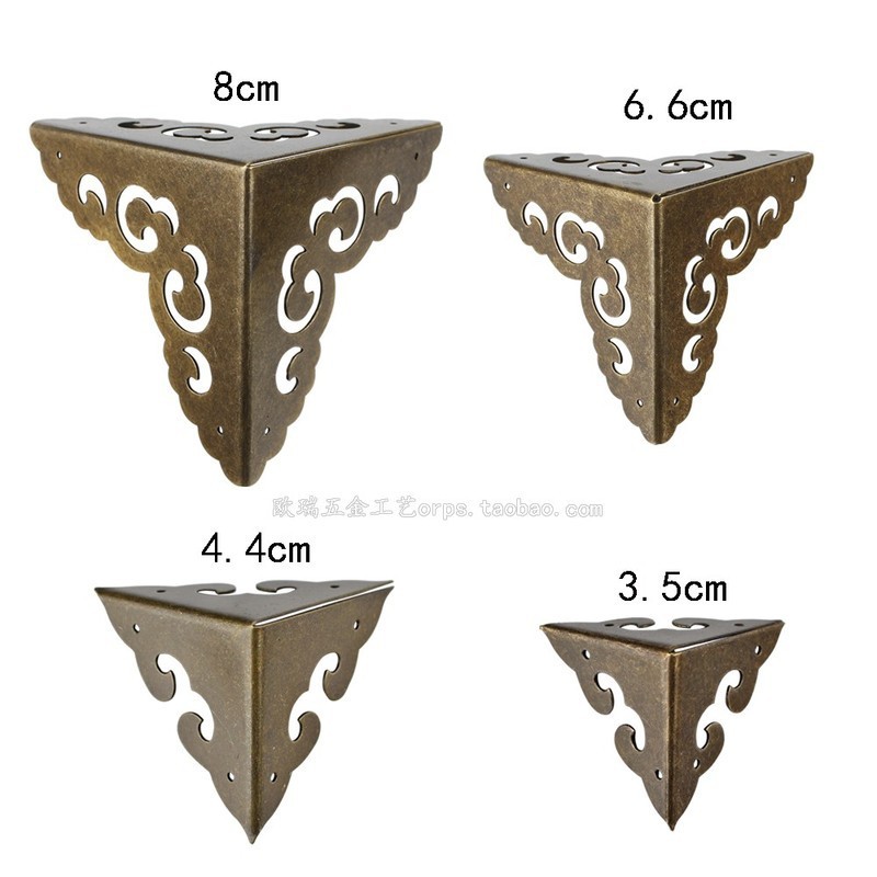 Trois côtés 3 cm [protections d'angle en cuivre]