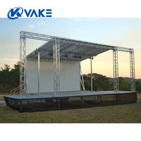 Plateforme de scène de concert, podium et système de treillis en aluminium, équipement de scène élévatrice