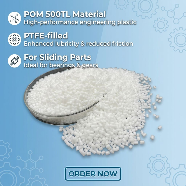 Pom Acetal Copolymer Resin Pellets Injection Molding Grade Polyoxymethylene High Flow Virgin for Auto Gear Mechanical Parts