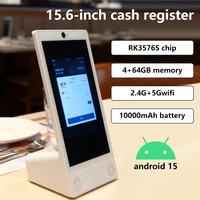 Nueva Tablet PC Android de 15.6 Pulgadas, 1080p, DC POE, 10000 mAh, Pantalla Táctil, Octa Core, Rockchip, Wi-Fi, NFC, 3G, GSM, 4G, POS, Kiosco, Negocios