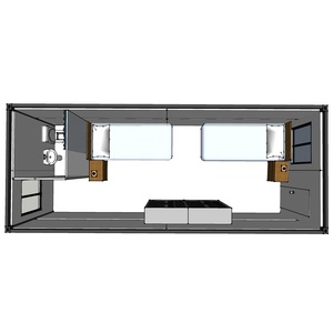 Casa Contenedor Modular Plegable <span class=keywords><strong>HYSUN</strong></span>, Casa Contenedor Prefabricada Plegable con Baño - Product Image 5
