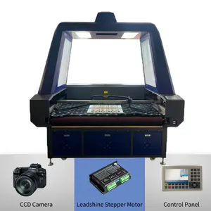 ARGUS CCD kamera lazer kesme makinesi/otomatik besleme kumaş tekstil lazer kesme makinesi/CCD giysi lazer kesim