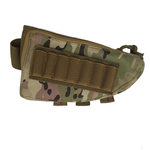 1000D Tactical Buttstock Shell Holder Cheek Rest Pouch 12G EDC Molle Pouch Cartridge Holder - Product Image 6