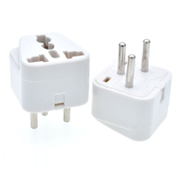 Adaptateur de voyage universel pour prises AU, EU, USA, EURO vers prise israélienne, type H, convertisseur d'alimentation à 3 broches WD-14