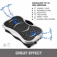 Machine d'exercice de plaque de vibration plate-forme de vibration complète du corps pour la perte de poids masseur de drainage lymphatique pour la forme physique globale