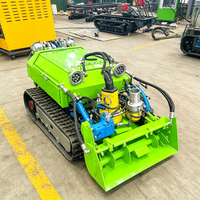 Robot autopropulsé de nettoyage de boues de canalisations sous-marines, robot déboucheur de canalisations combiné sur chenilles pour l'inspection des conduites