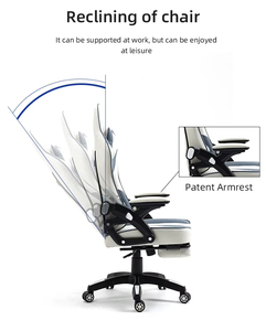 <span class=keywords><strong>Silla</strong></span> <span class=keywords><strong>Gamer</strong></span> de Alta Calidad y Lujo con Reposacabezas Ajustable, Blanca con <span class=keywords><strong>RGB</strong></span> - Product Image 5