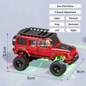 <span class=keywords><strong>Coche</strong></span> RC EPT Diecast 2.4G Mini con Doble Control Remoto, 60 Minutos de Autonomía, 3 Velocidades Ajustables, Camioneta de Juguete con Luces - Product Image 5