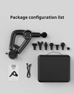 Pistolet Fascia <span class=keywords><strong>2</strong></span> en 1 de haute précision et pistolet de massage musculaire à libération de cible avec 6 têtes - Product Image 6