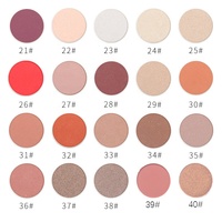 Vente en gros logo personnalisé nouveau 30 couleurs meilleure palette de fard à paupières multichrome pailleté marque privée végétalienne