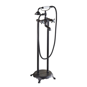 Mitigeur moderne en laiton et céramique pour baignoire, avec douchette téléphonique sur pied HD-M18, corps principal en laiton et durable - Product Image 1