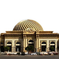 Mosquée structure légère en acier espace cadre dôme bâtiment
