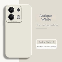Coque de téléphone portable unisexe en silicone souple avec finition mate et protection 360° pour Redmi Note 13/ 12T/Redmi Note 11