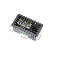 Contrôleur de vitesse réglable PWM Baixinda 150W 5V/12V/24V, kit module moteur, interrupteurs rotatifs variables en continu (montage par soudure)