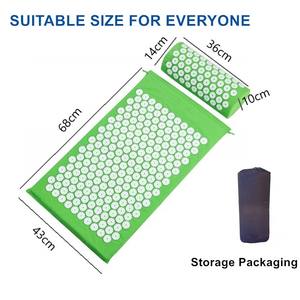 <span class=keywords><strong>Tapis</strong></span> de massage thérapeutique, <span class=keywords><strong>tapis</strong></span> et oreiller pour la Relaxation et le soulagement de la douleur - Product Image 4