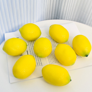 <span class=keywords><strong>2025</strong></span> độ trung thực cao tăng cường chanh trái cây nhân tạo sống động màu xanh lá cây màu vàng chanh hỗn hợp mô phỏng sống động như thật giáng sinh Tạ Ơn - Product Image 2