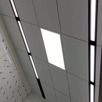 Plaques de plafond en aluminium de qualité supérieure pour immeubles de bureaux, centres commerciaux, design moderne, ignifuges, installation suspendue