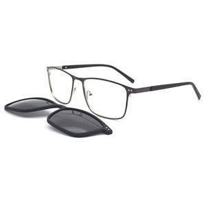 HIGO 9271 Nuevas <span class=keywords><strong>Gafas</strong></span> con <span class=keywords><strong>Clip</strong></span> <span class=keywords><strong>Magnético</strong></span> <span class=keywords><strong>para</strong></span> Hombre, Montura Óptica <span class=keywords><strong>para</strong></span> Prescripción, <span class=keywords><strong>Gafas</strong></span> Rectangulares con <span class=keywords><strong>Clip</strong></span> Polarizado <span class=keywords><strong>para</strong></span> Hombre - Product Image 2