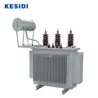 Transformateur de distribution triphasé immergé dans l'huile série S11 S11M 10 kVA, haute efficacité, faibles pertes