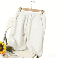 Shorts de bain sportifs décontractés en polyester tissé de haute qualité, taille mi-haute, grande taille, séchage rapide, avec cordon de serrage et poches pour hommes