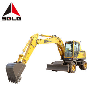 Excavadora Mini de Cuatro Ruedas SDLG E7150F de 15 Toneladas, Ahorro de Energía, Excavadora Hidráulica de Ruedas de 15 Toneladas, Nueva de 2024 - Product Image 2