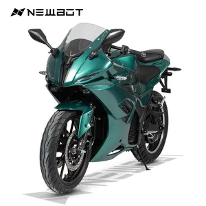 Newbot EEC COC Storm 3000W 72V 51Ah Verde Motocicleta eléctrica de alta velocidad Motor Roller Sportbike Superbike