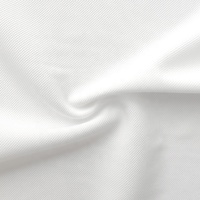 Tissu en maille respirant 100 % polyester, à mailles fines, effet œil-de-perdrix