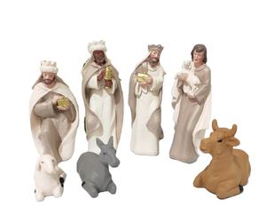 Juego de Natividad para Interiores de Navidad - 10 Piezas de Estatuas de la Escena de la Natividad, Niño Jesús, María y José, Adecuado para Decoración Religiosa - Product Image 1