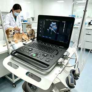 Échographe Doppler Couleur Vétérinaire Portable 15,6 Pouces Haute Résolution Scanner 3D pour Bovins, Chevaux, Chiens (Détection de Gestation) - Product Image 5