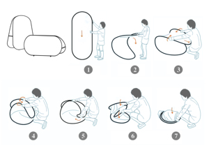 <span class=keywords><strong>Banner</strong></span> flessibile pieghevole con telaio orizzontale <span class=keywords><strong>stampa</strong></span> digitale <span class=keywords><strong>su</strong></span> seta e poliestere-bandiera e <span class=keywords><strong>Banner</strong></span> con supporto Pop-up - Product Image 5