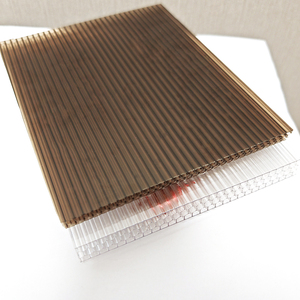 Panneaux alvéolaires en <span class=keywords><strong>polycarbonate</strong></span> certifiés ISO <span class=keywords><strong>pour</strong></span> serres, plaques en <span class=keywords><strong>polycarbonate</strong></span> alvéolaires - Product Image 1
